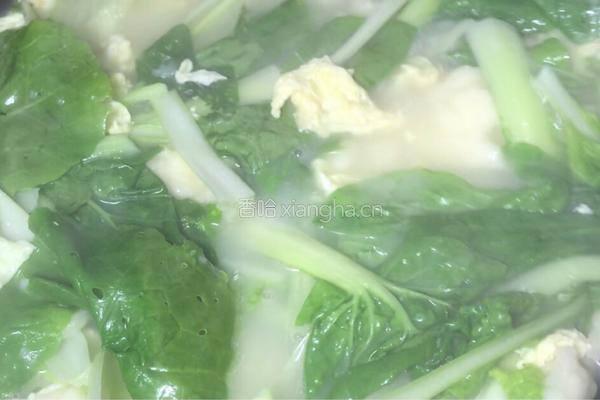 青菜鸡蛋面疙瘩的做法图解7