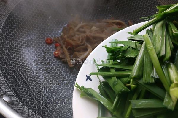 百叶韭菜的做法图解7