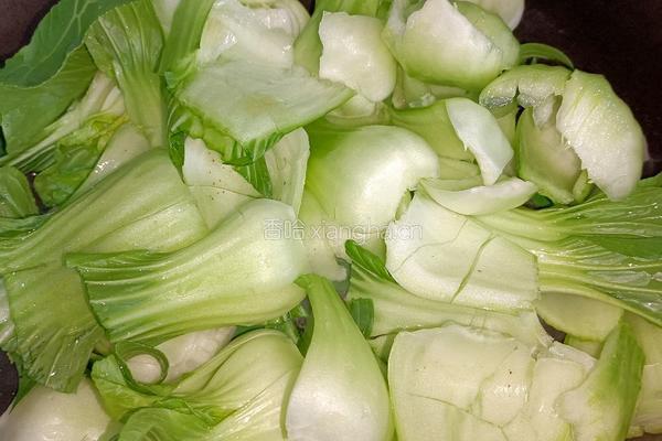 香菇炒上海青的做法图解7