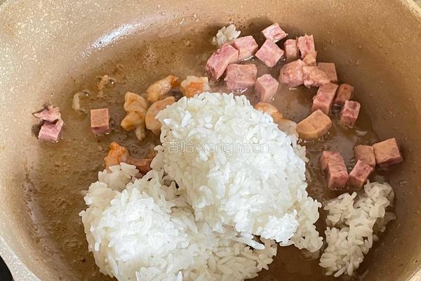 菠萝炒饭的做法图解4