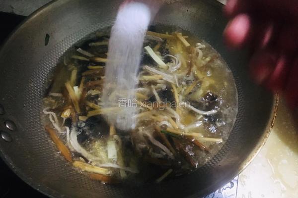 酸辣肉丝汤的做法图解5