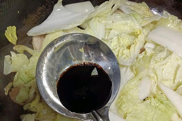 猪肉大白菜炖冻豆腐的做法图解7