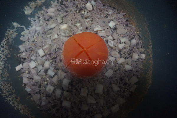番茄豆乳菌菇杂粮饭的做法图解6