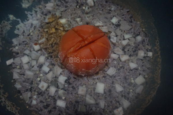 番茄豆乳菌菇杂粮饭的做法图解7