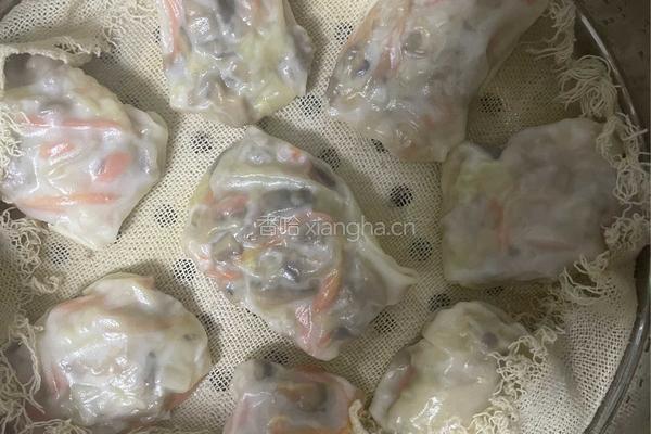 水晶蒸饺的做法图解4