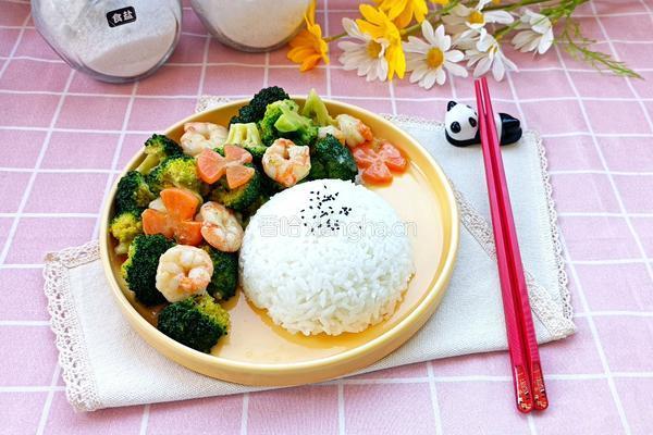 虾仁西蓝花盖饭的做法图解17