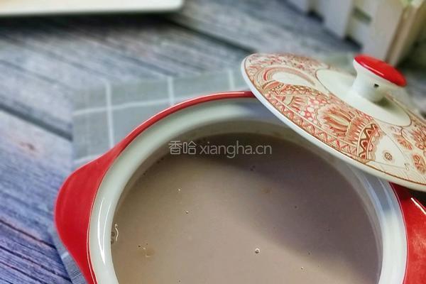 红豆花生米糊的做法图解1