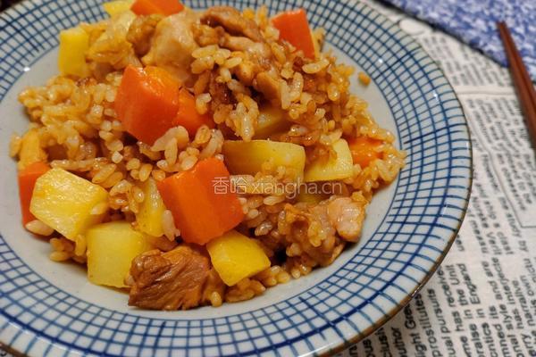 鸡腿土豆焖饭的做法图解15