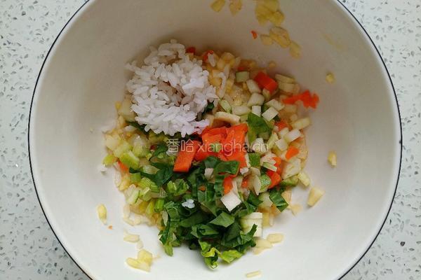 大米鸡蛋饼的做法图解4