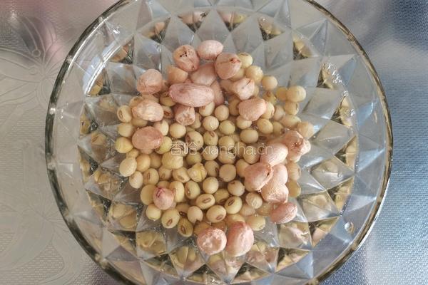 花生浓豆浆的做法图解2