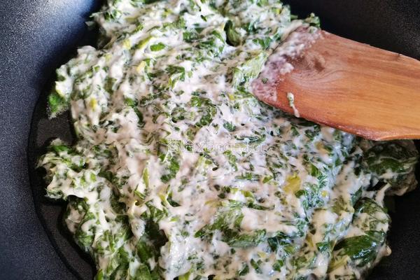 芹菜叶小饼的做法图解8