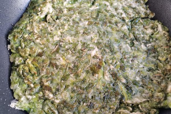 芹菜叶小饼的做法图解10