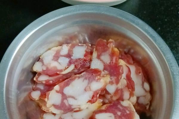 腊肠鹌鹑蛋蒸饭的做法图解4