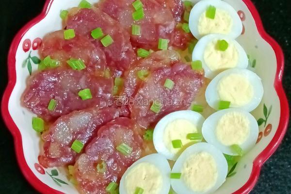 腊肠鹌鹑蛋蒸饭的做法图解7