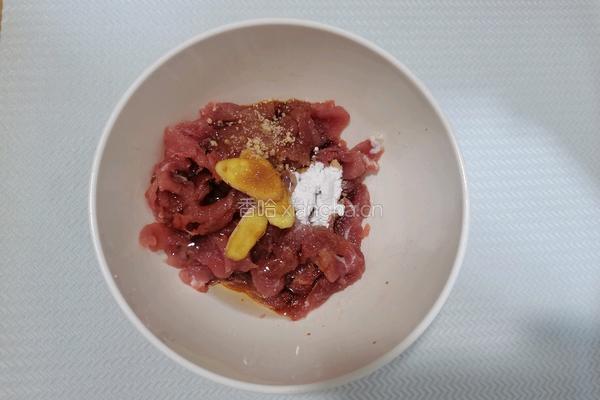 青瓜肉片饭的做法图解3
