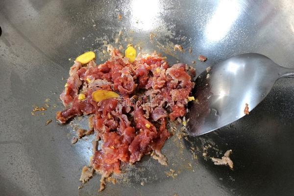 青瓜肉片饭的做法图解5