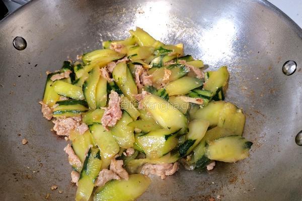青瓜肉片饭的做法图解9