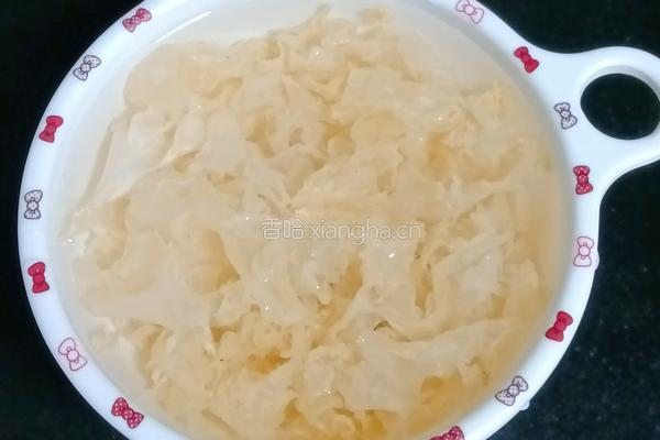 苹果银耳双米糊的做法图解2