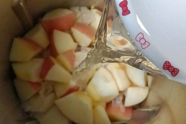 苹果银耳双米糊的做法图解8