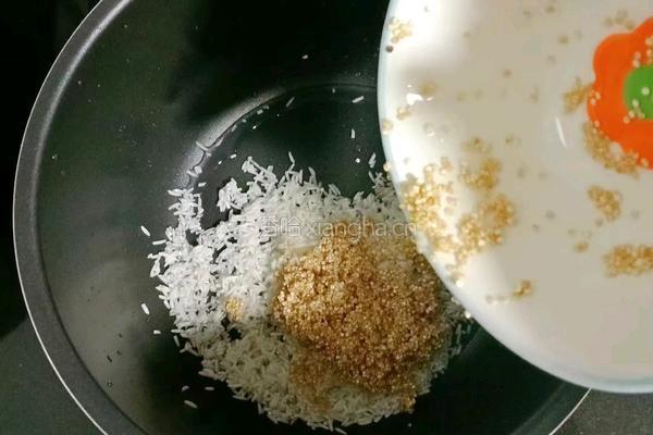 大米藜麦南瓜粥的做法图解3