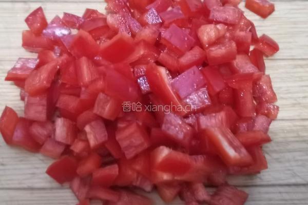 鲜豌豆红椒炒鸡蛋的做法图解5