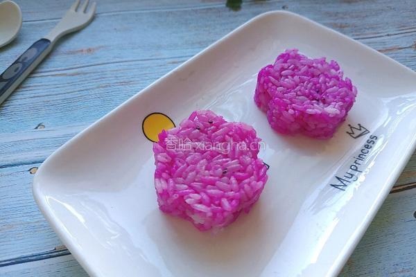 火龙果花朵饭团的做法图解8