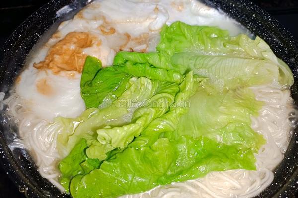 外婆菜鸡蛋汤面的做法图解8