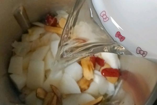 银耳雪梨双米糊的做法图解7
