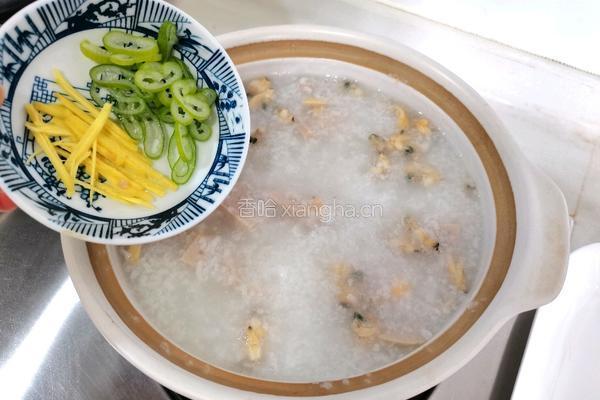 蛤蜊砂锅粥的做法图解6