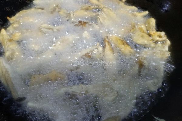 酥炸平菇的做法图解9