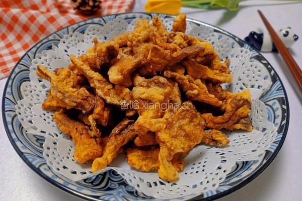 酥炸平菇的做法图解12