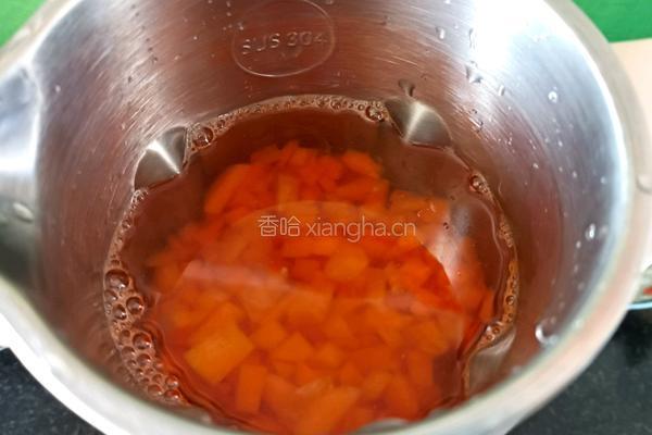 大米胡萝卜粥的做法图解9