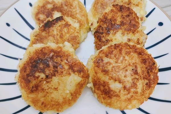 米饭红薯饼的做法图解11