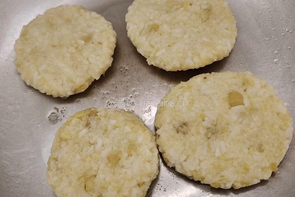 米饭红薯饼的做法图解9