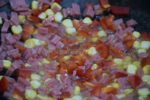 培根蛋炒饭的做法图解5