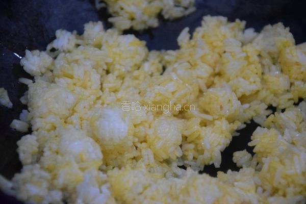 培根蛋炒饭的做法图解6