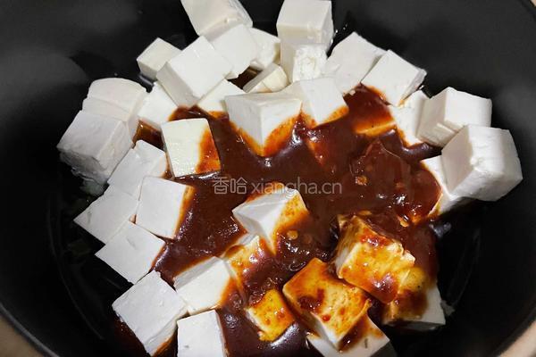 麻婆豆腐盖饭的做法图解4