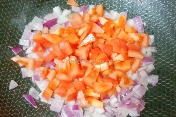 番茄芝士焗饭的做法图解6