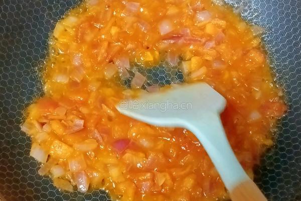 番茄芝士焗饭的做法图解8