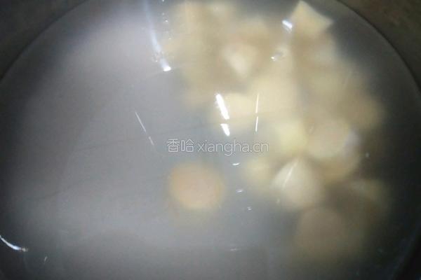 小香薯大米粥的做法图解4
