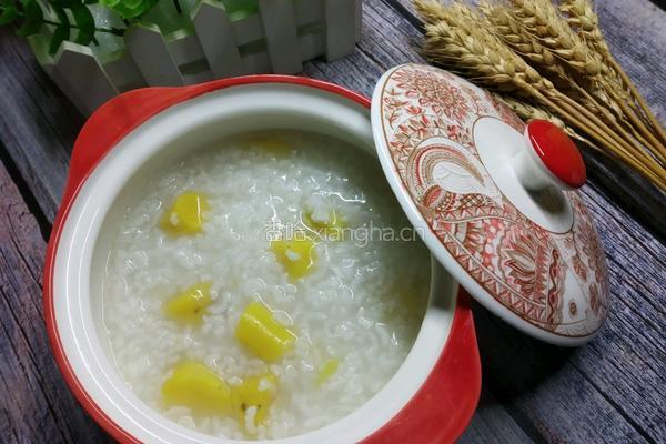 小香薯大米粥的做法图解6