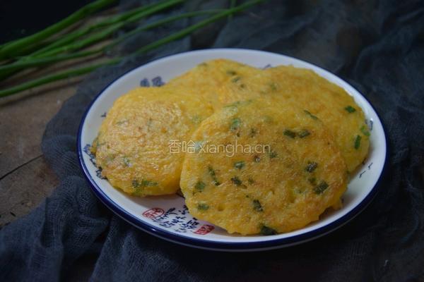 米饭鸡蛋饼的做法图解7