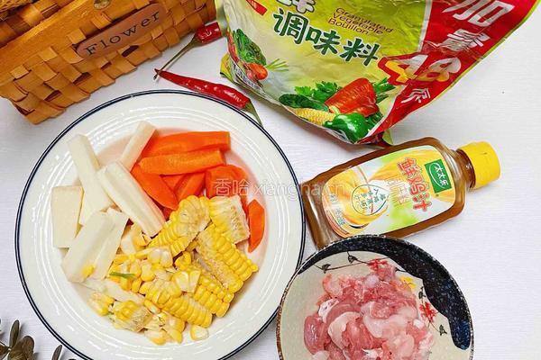 山药胡萝卜汤饭的做法图解1