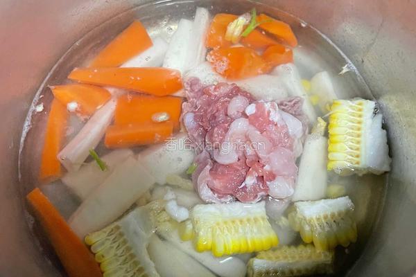 山药胡萝卜汤饭的做法图解4