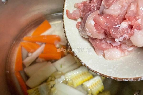 山药胡萝卜汤饭的做法图解3
