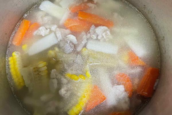 山药胡萝卜汤饭的做法图解5