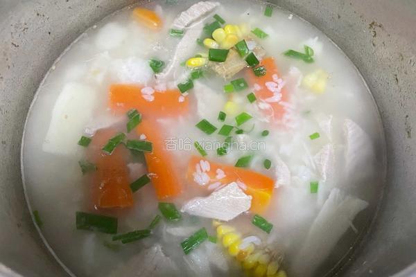 山药胡萝卜汤饭的做法图解10