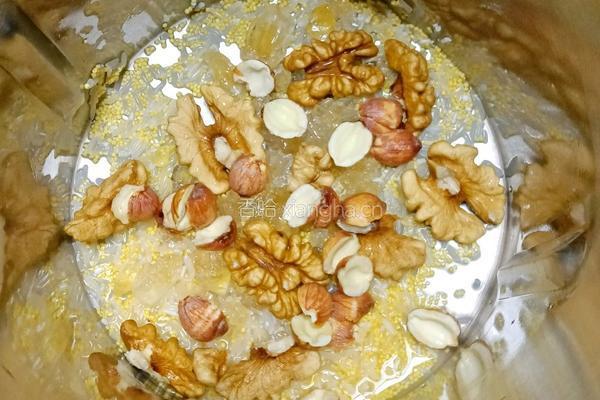核桃红豆米糊的做法图解5