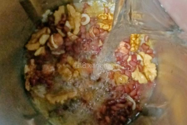 核桃红豆米糊的做法图解7