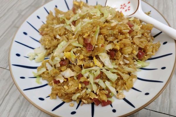 包菜炒饭
